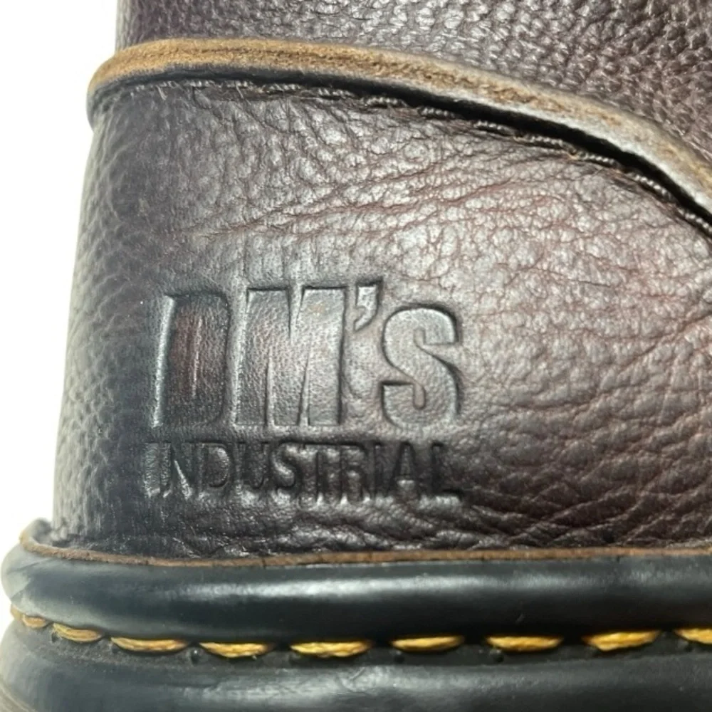 Dr. Martens Industrial Men’s Sussex Bear Track Brown Leather Chukka Boots